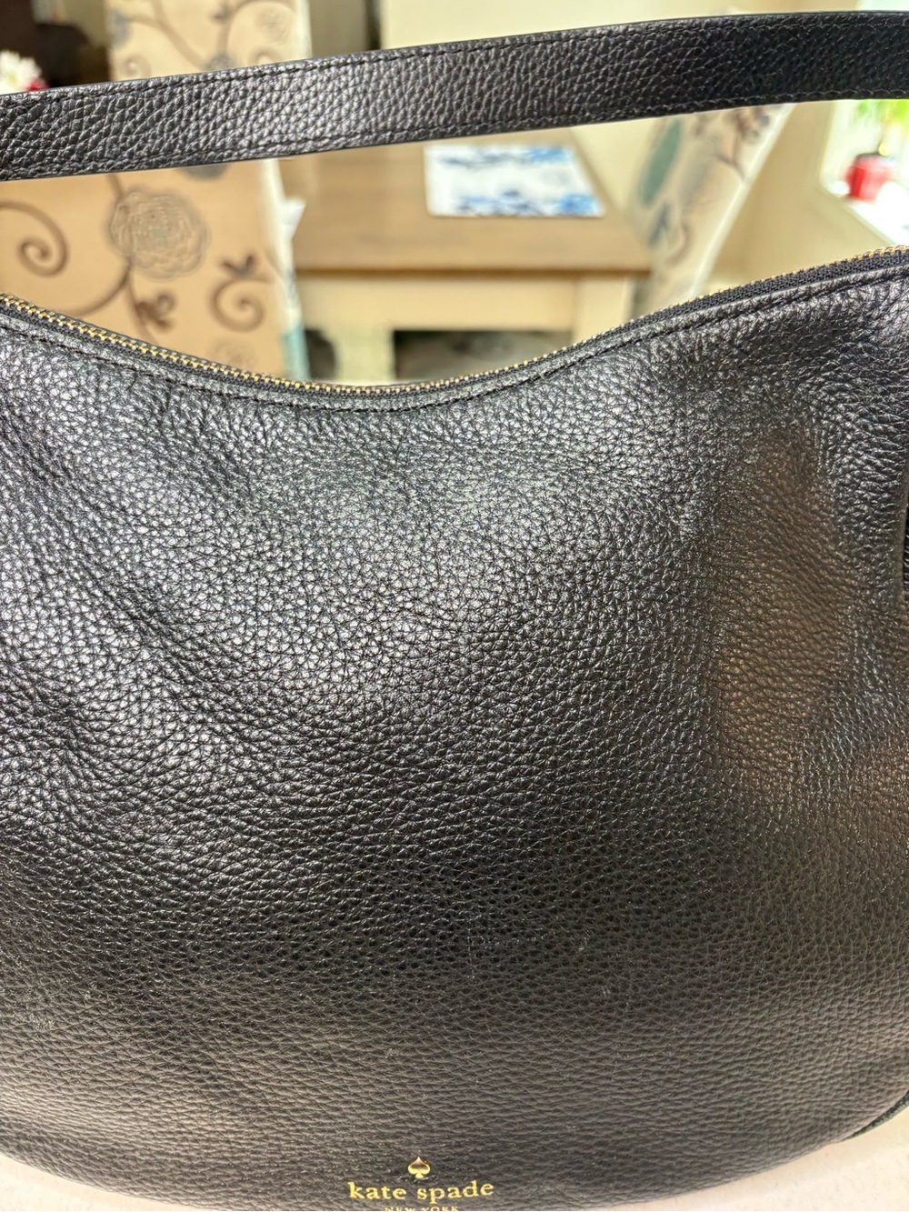 Kate Spade Black Leather Shoulder Bag - Picture 2 of 8